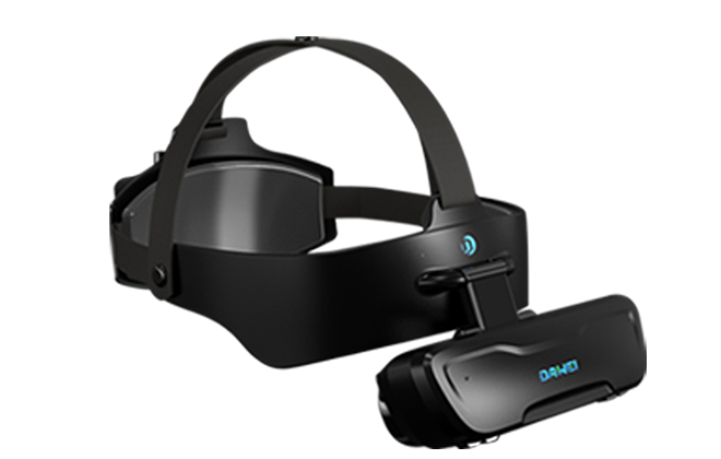 Headset equipment for option, vision is clear and observation is detailed.